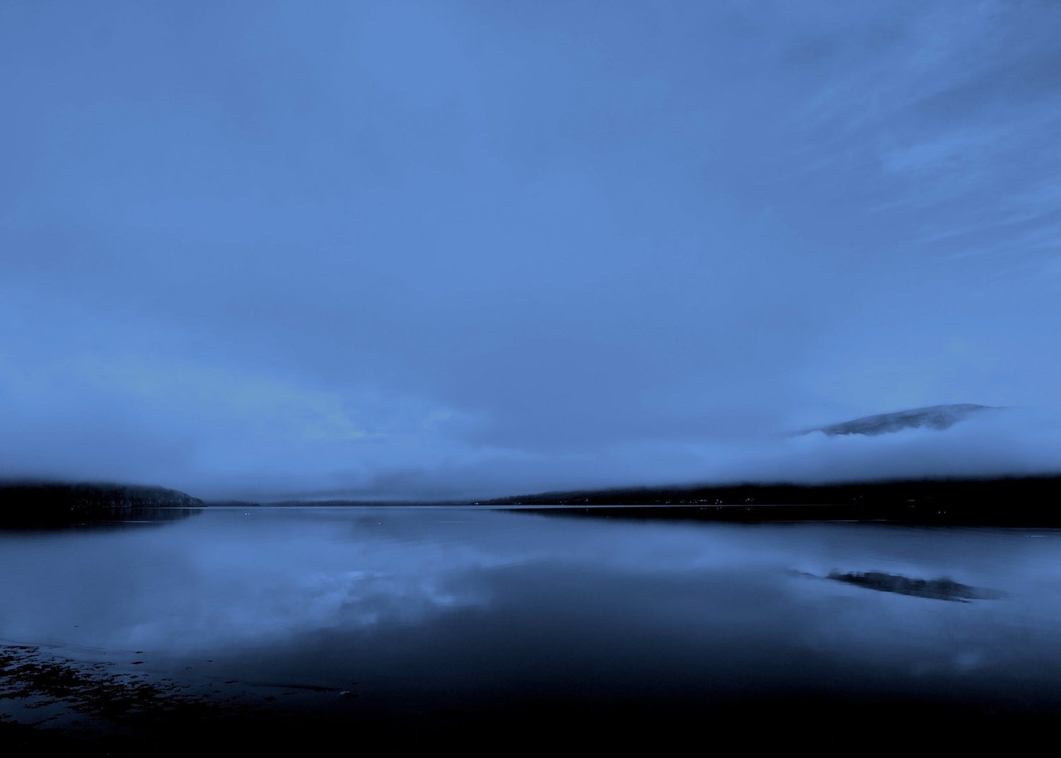 Loch Fyne Blue Hour Scotland | Painting Art Prints | Scottish Artist Hunter