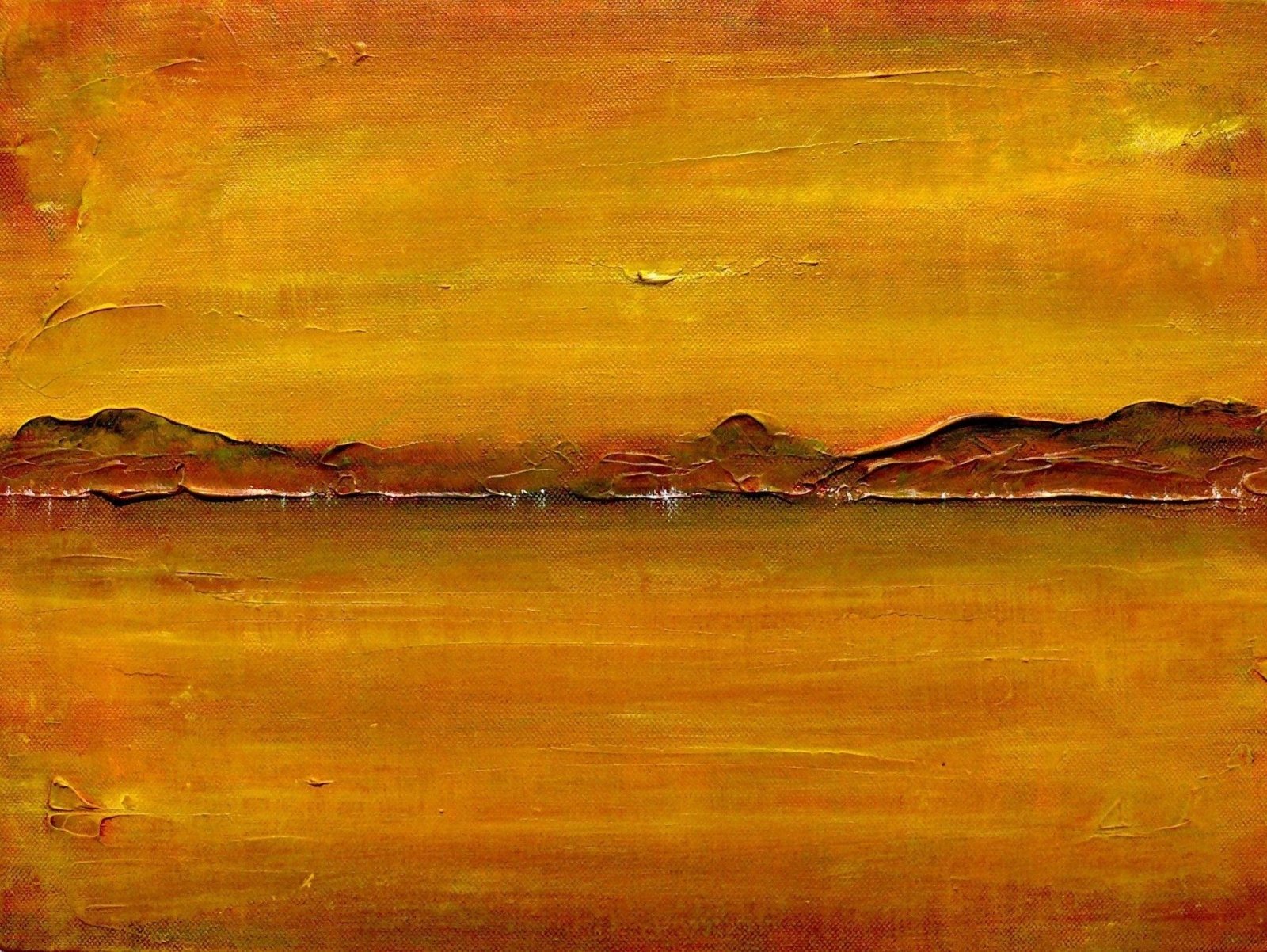 Loch Fyne Dawn Scotland | Painting Art Prints | Scottish Artist Hunter