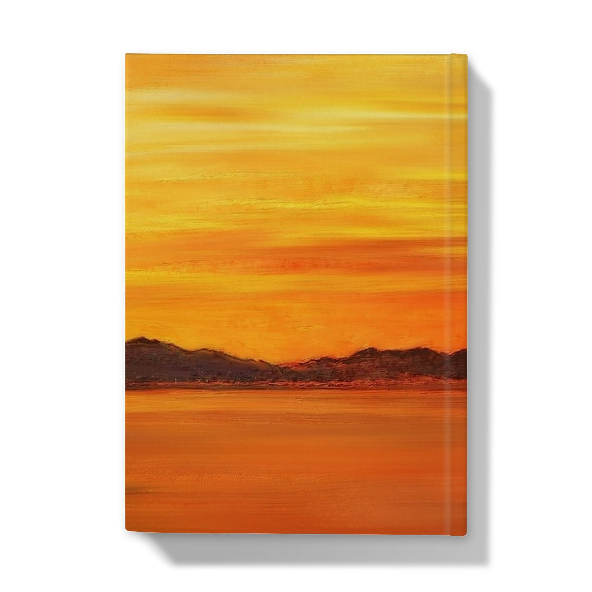 Loch Fyne Sunset Art Gifts Hardback Journal-Journals & Notebooks-Scottish Lochs & Mountains Art Gallery-Paintings, Prints, Homeware, Art Gifts From Scotland By Scottish Artist Kevin Hunter
