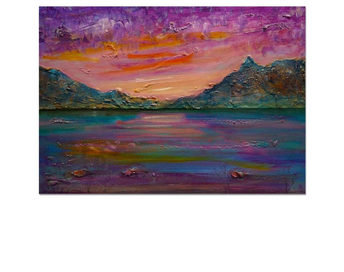 Loch Leven Sunset-art-painting-scotland