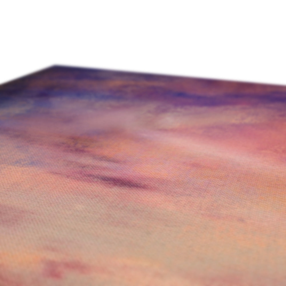 Loch Linnhe Dusk canvas print with dreamy purple-pink sunset gradient