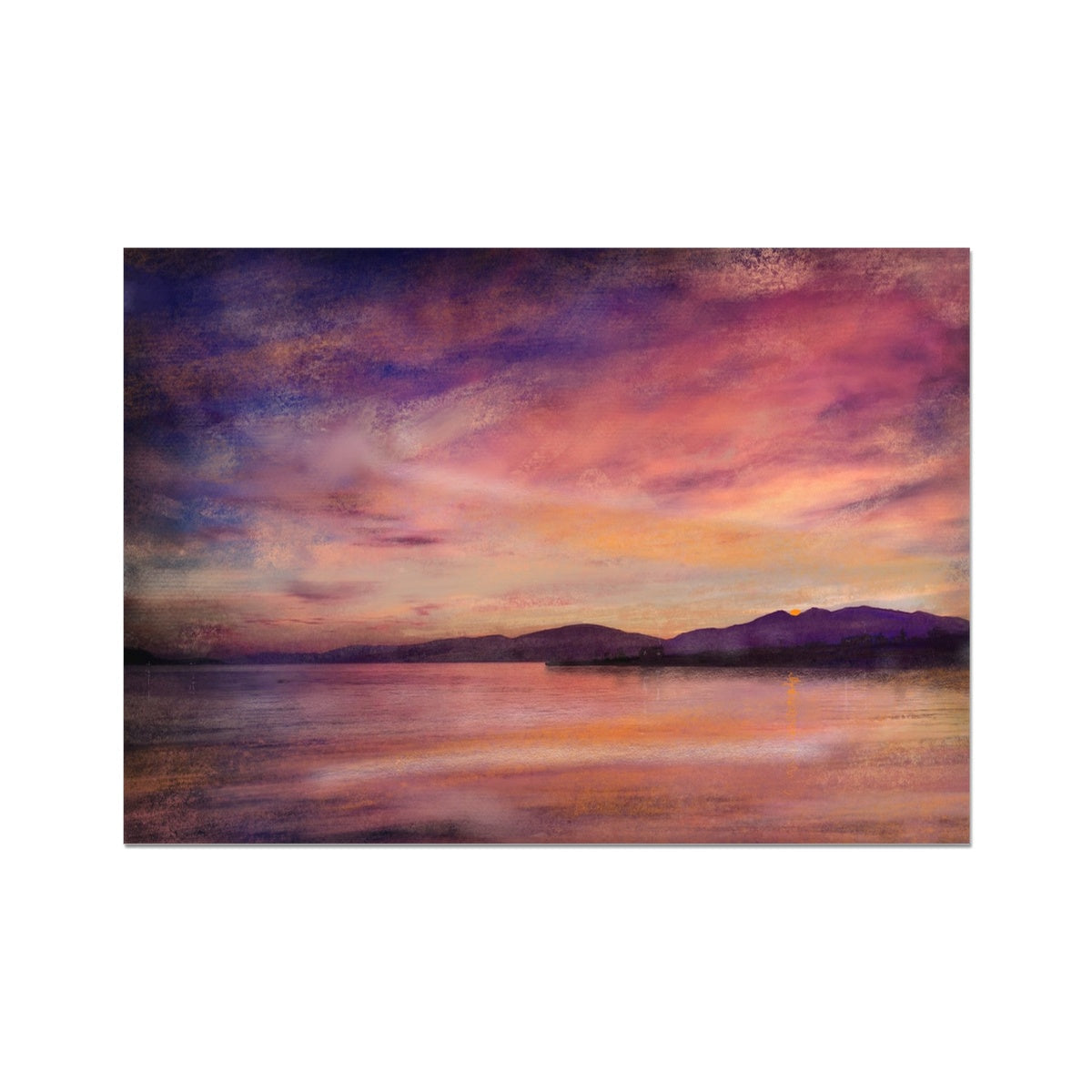 Loch Linnhe Dusk Painting Scotland | Signed Scottish Fine Art Prints