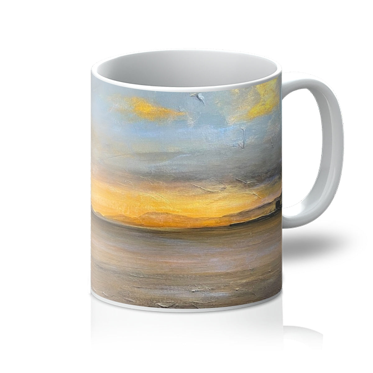 Loch Linnhe Sunset Art Gifts Mug | Scottish Lochs &amp; Mountains Art Gallery | Paintings, Prints, Homeware and Art Gifts From Scotland By Scottish Artist Kevin Hunter