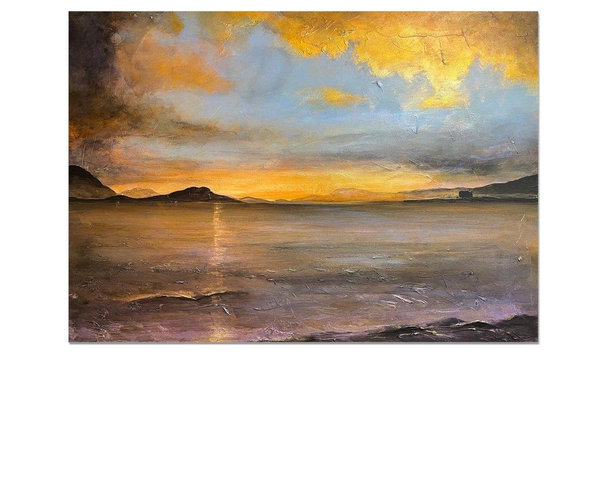 Loch Linnhe Sunset-art-painting-scotland