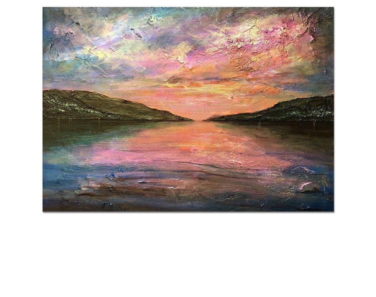 Loch Ness Dawn-art-painting-scotland