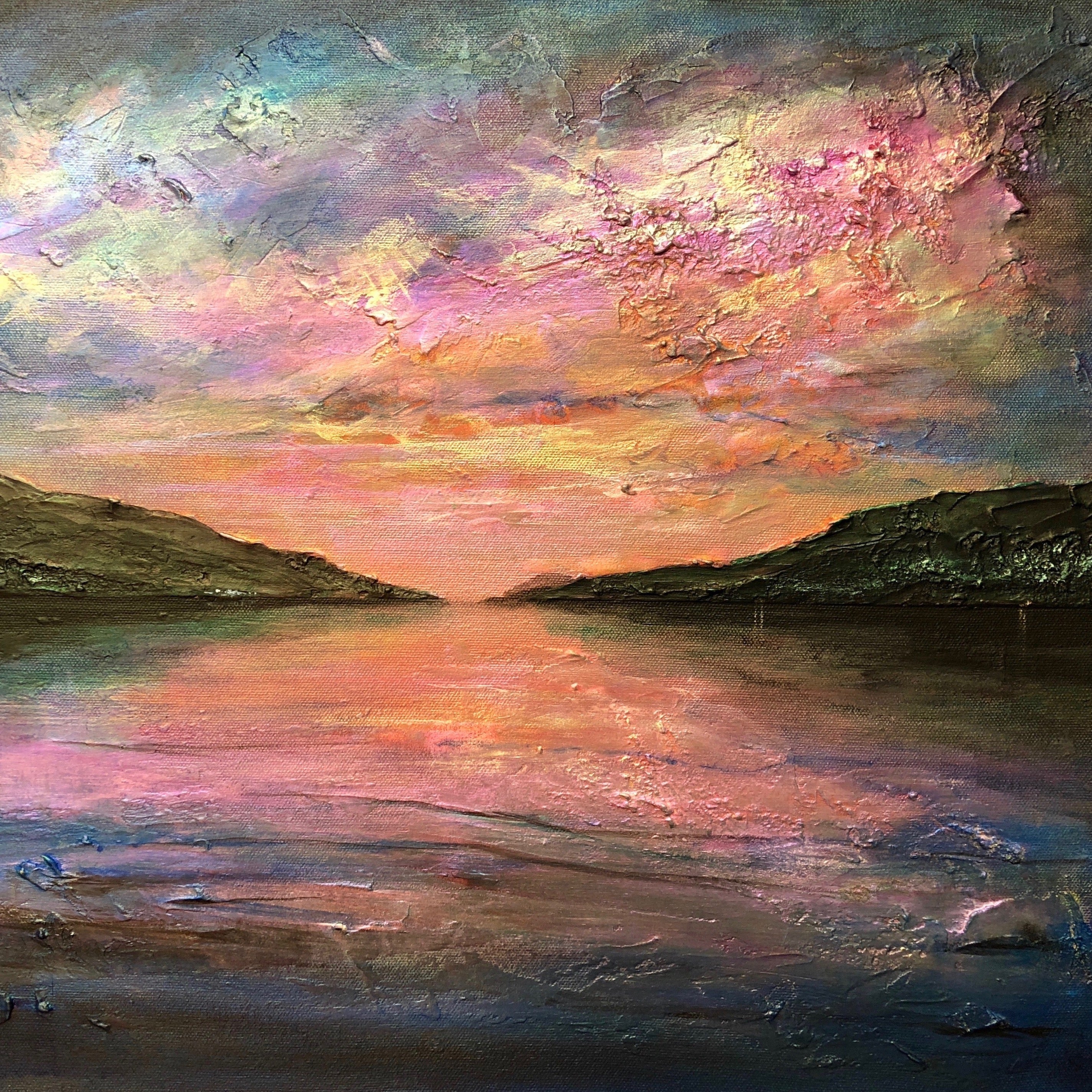Loch Ness Dawn | Scotland In Your Pocket Framed Prints-Scotland In Your Pocket Framed Prints-Scottish Lochs & Mountains Art Gallery-Paintings, Prints, Homeware, Art Gifts From Scotland By Scottish Artist Kevin Hunter