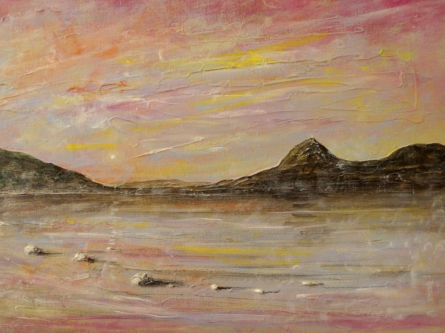 Loch Rannoch And Schiehallion Scotland | Painting Art Prints | Scottish Artist Hunter