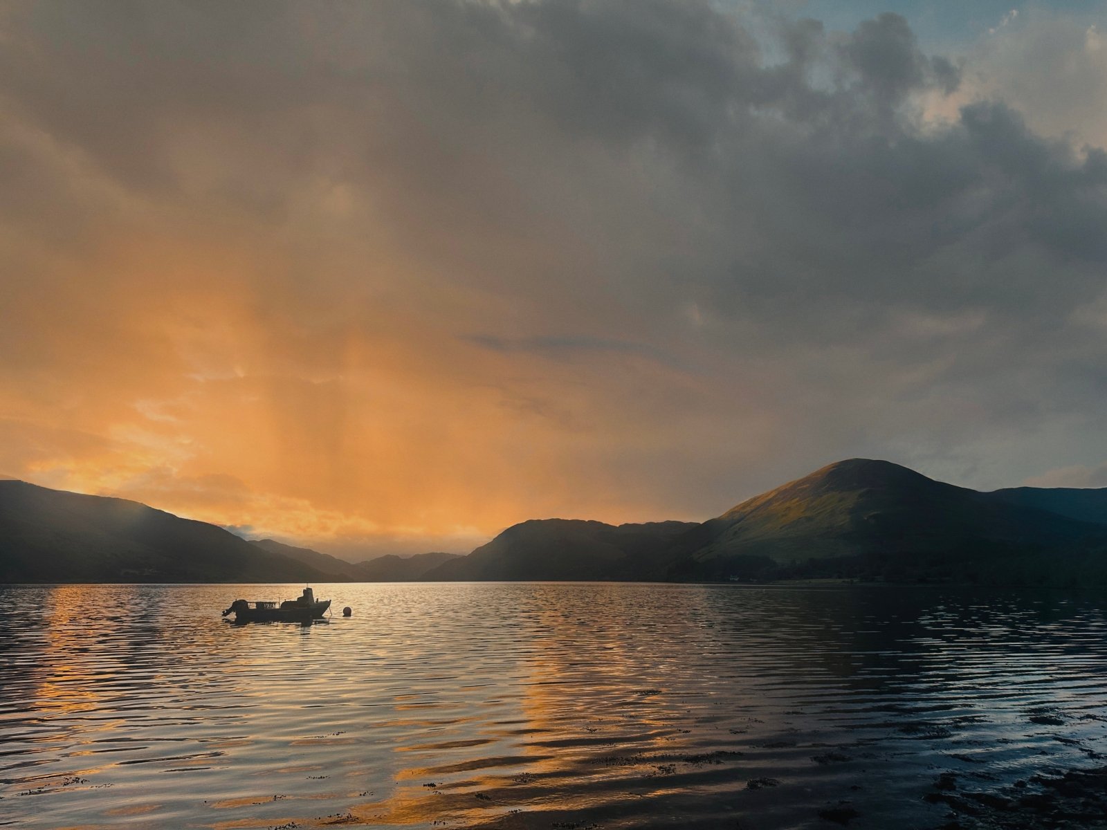 Loch Striven Sunset Scottish Landscape Photography-Scottish Landscape Photography-Scottish Lochs & Mountains Art Gallery-Paintings, Prints, Homeware, Art Gifts From Scotland By Scottish Artist Kevin Hunter