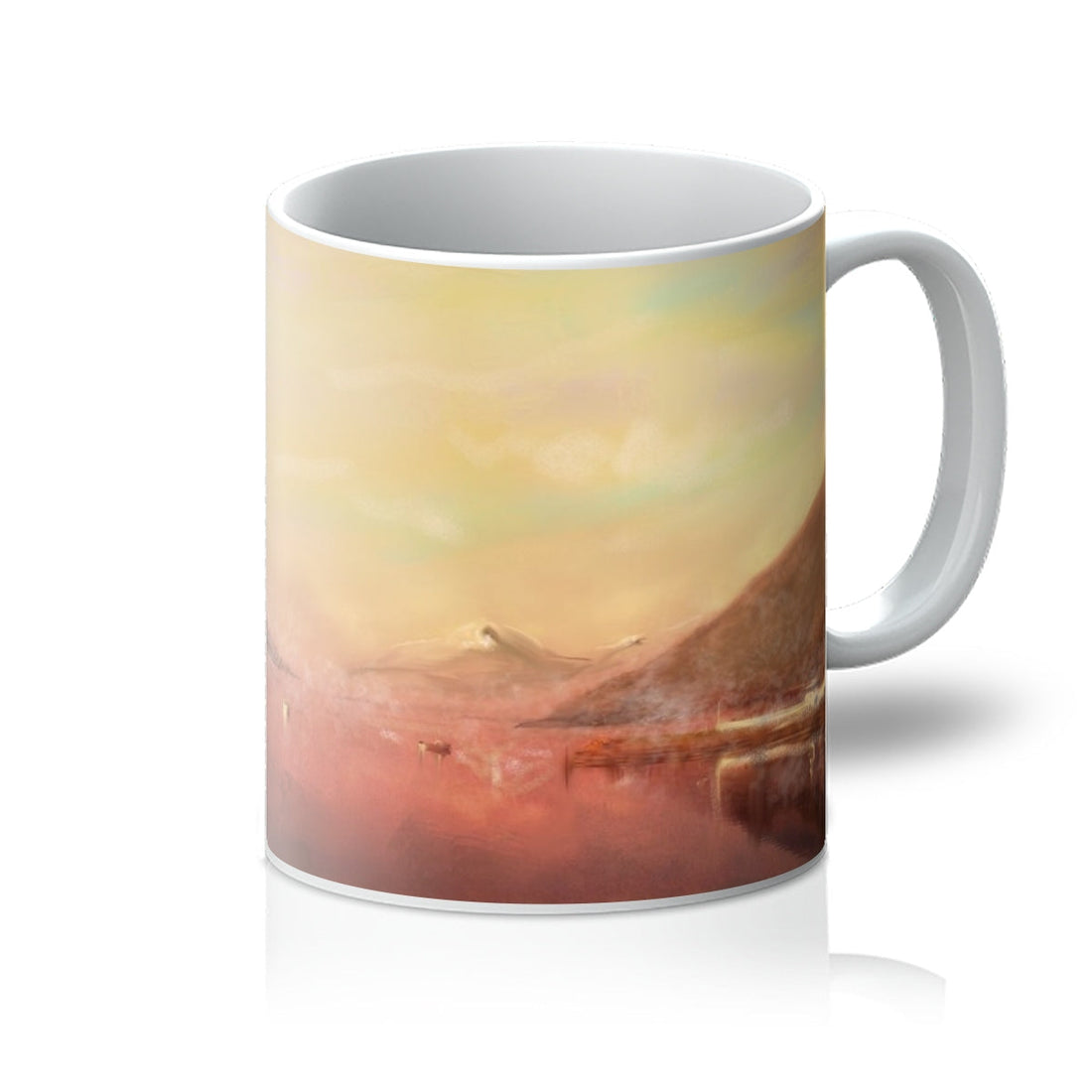 Loch Tay Art Gifts Mug | Scottish Lochs &amp; Mountains Art Gallery | Paintings, Prints, Homeware and Art Gifts From Scotland By Scottish Artist Kevin Hunter