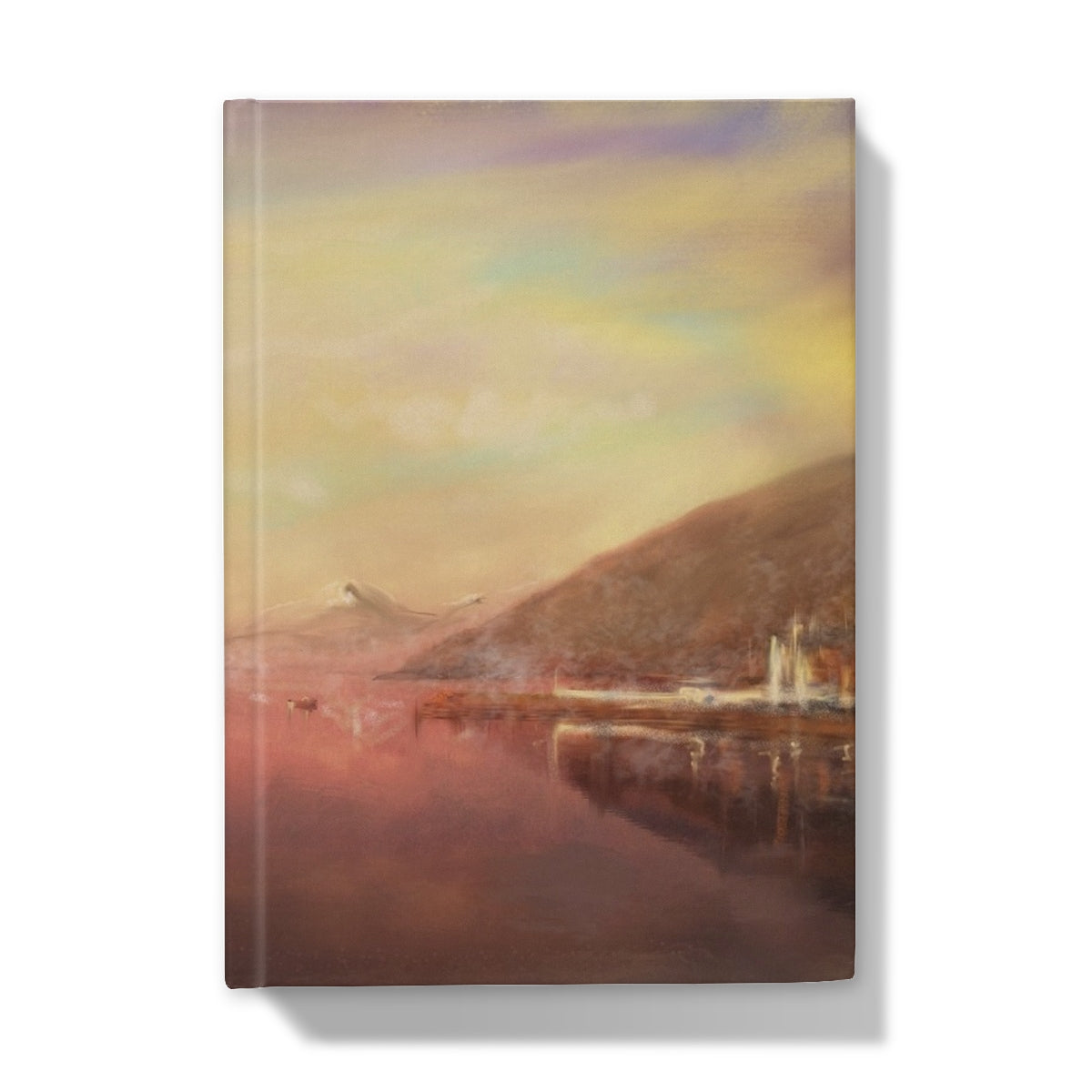 Loch Tay Art Gifts Hardback Journal-Journals & Notebooks-Scottish Lochs & Mountains Art Gallery-5"x7"-Lined-Paintings, Prints, Homeware, Art Gifts From Scotland By Scottish Artist Kevin Hunter