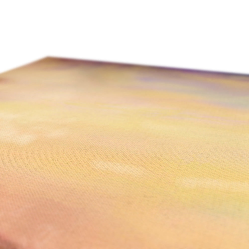 Peach wooden cutting board with smooth finish and natural grain, Loch Tay Canvas Prints