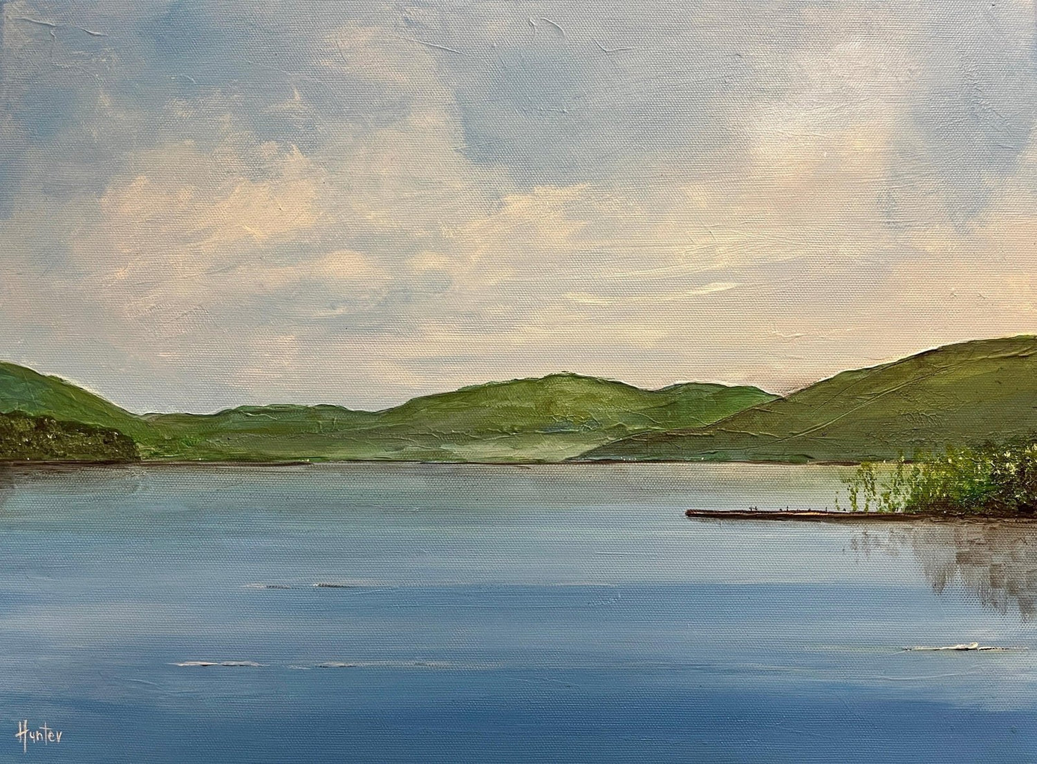 Loch Tay ii Scotland | Painting Art Prints | Scottish Artist Hunter