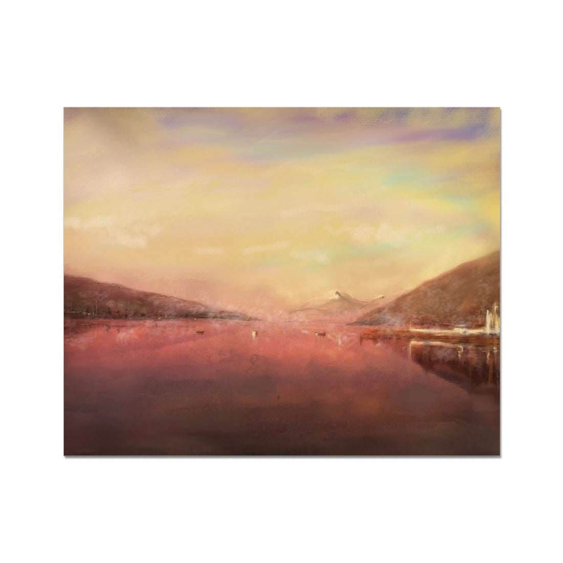 Loch Tay Painting | Artist Proof Collector Print | Paintings from Scotland by Scottish Artist Hunter