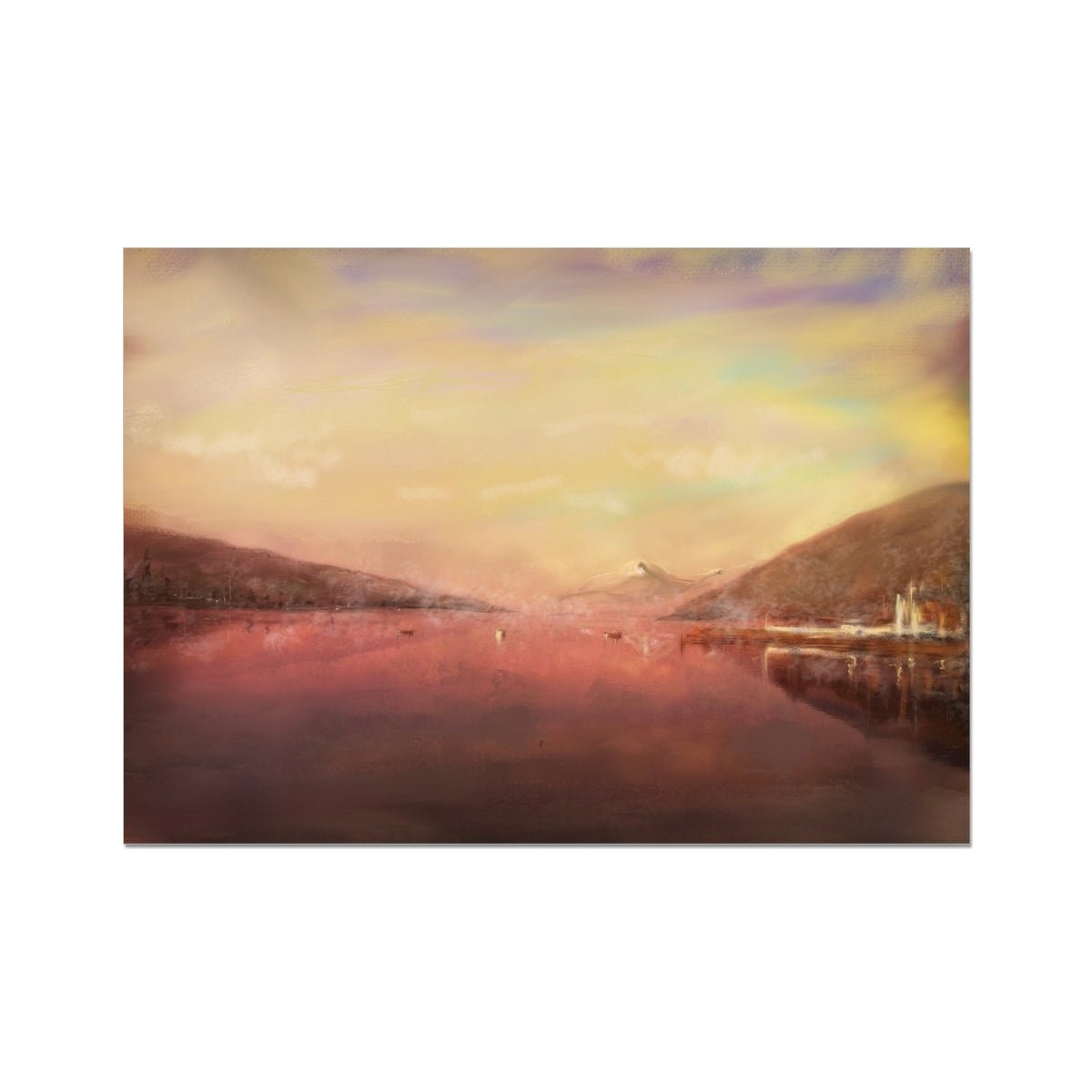 Loch Tay Painting | Fine Art Prints From Scotland-Unframed Prints-Scottish Lochs & Mountains Art Gallery-A2 Landscape-Paintings, Prints, Homeware, Art Gifts From Scotland By Scottish Artist Kevin Hunter