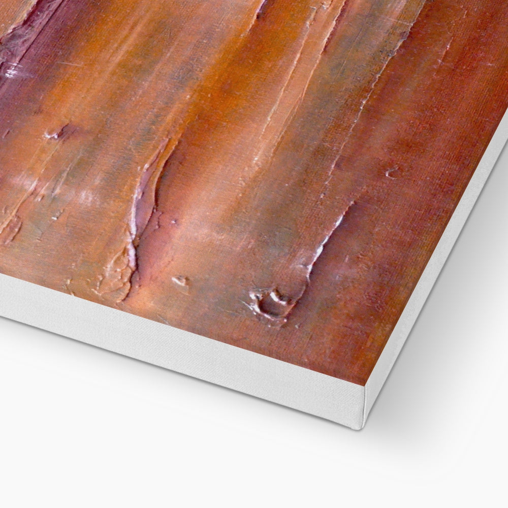 Copper textured canvas art print from Lochmaddy North Uist collection