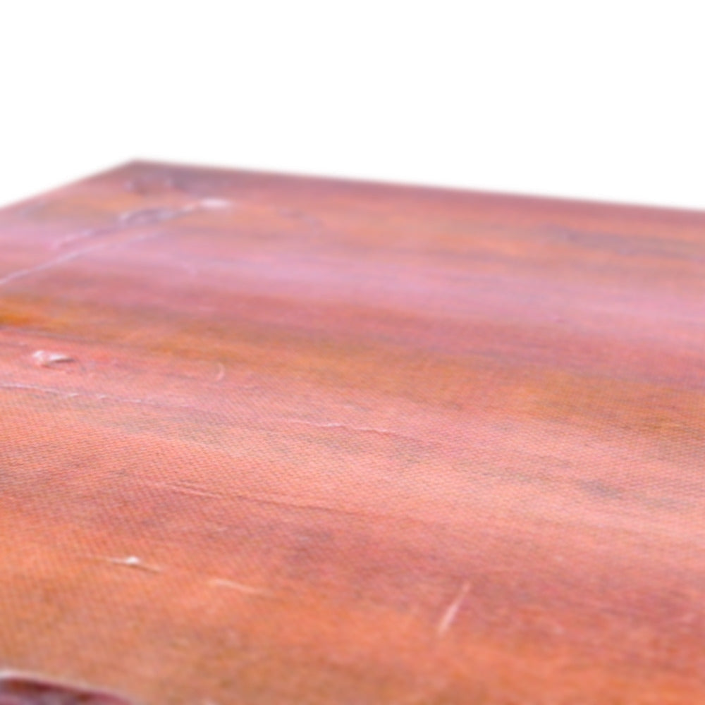 Lochmaddy North Uist canvas print of wooden cutting board with grain and scratches