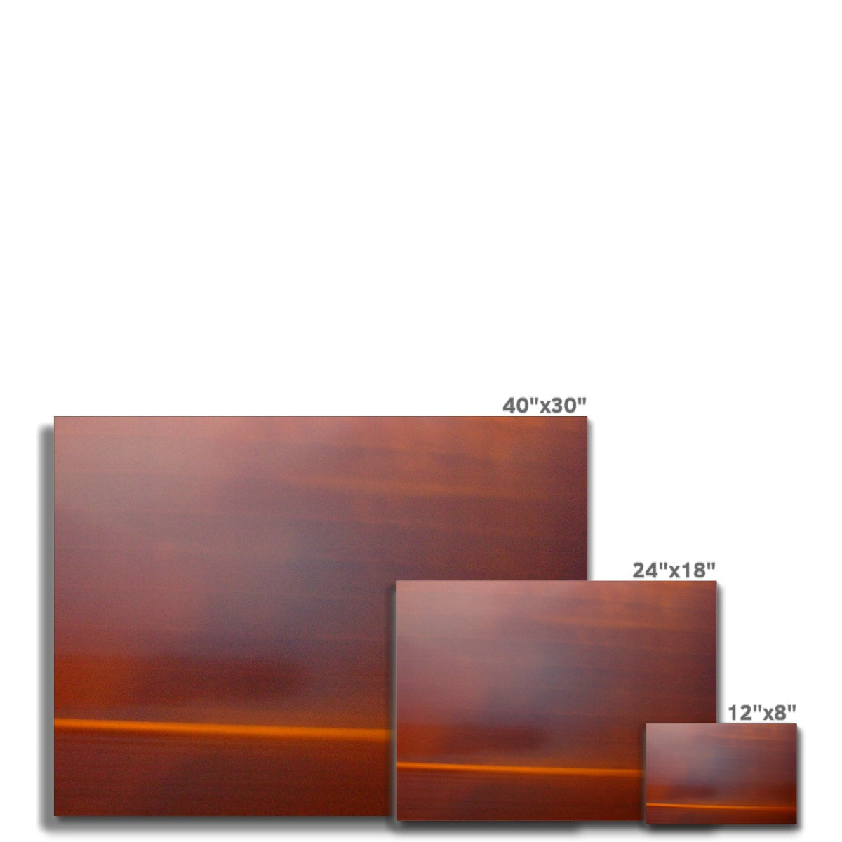 Brown abstract metal wall art panels in three sizes for The Longest Night Canvas