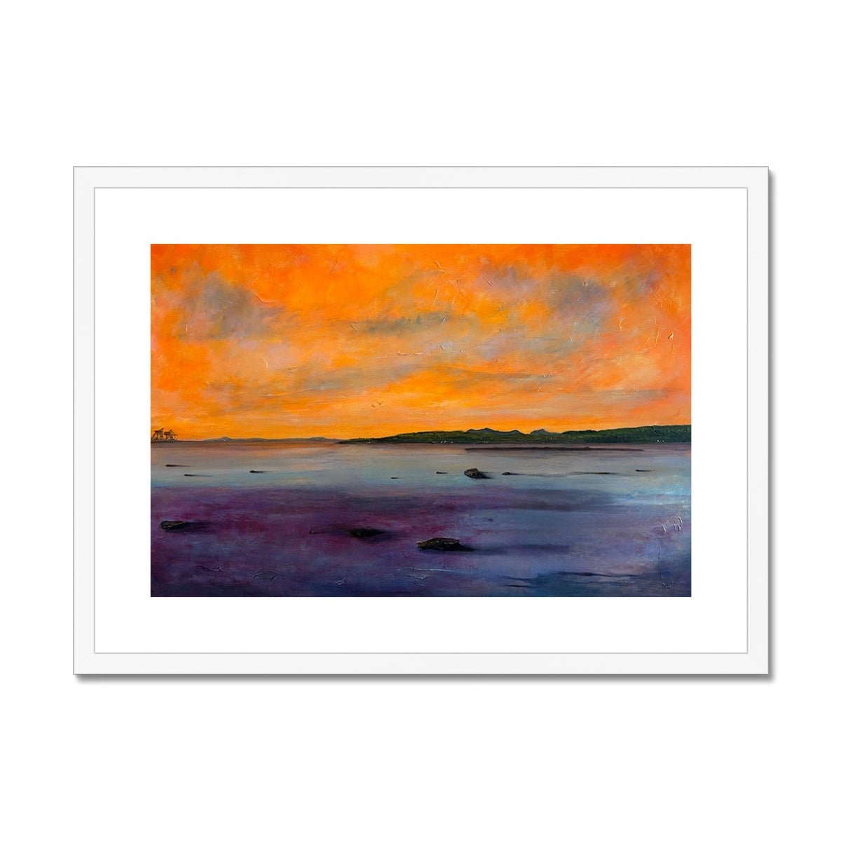 Looking From Largs Painting | Framed & Mounted Prints From Scotland