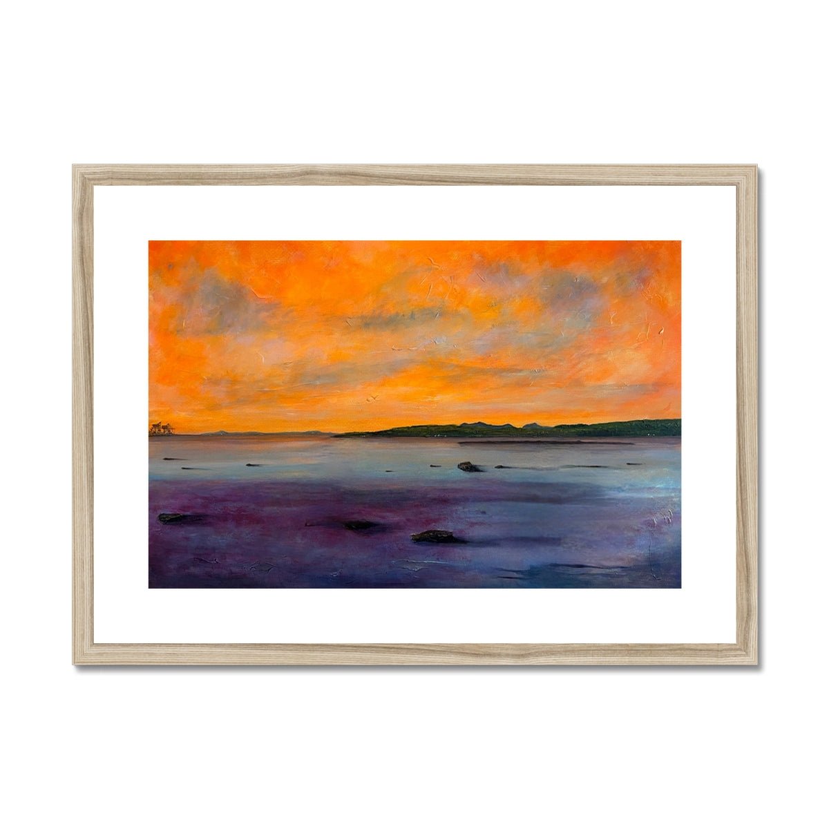 Looking From Largs Painting | Framed & Mounted Prints From Scotland