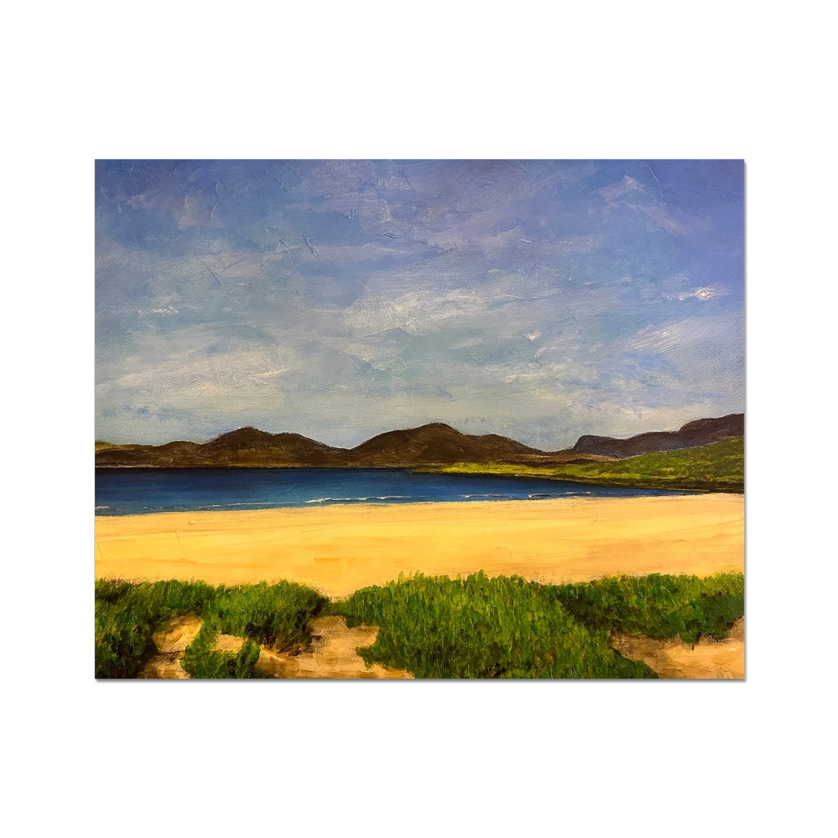 Luskentyre Beach Harris Artist Proof Collector Print - Hebridean Islands Art Gallery Scotland - Free Shipping Worldwide