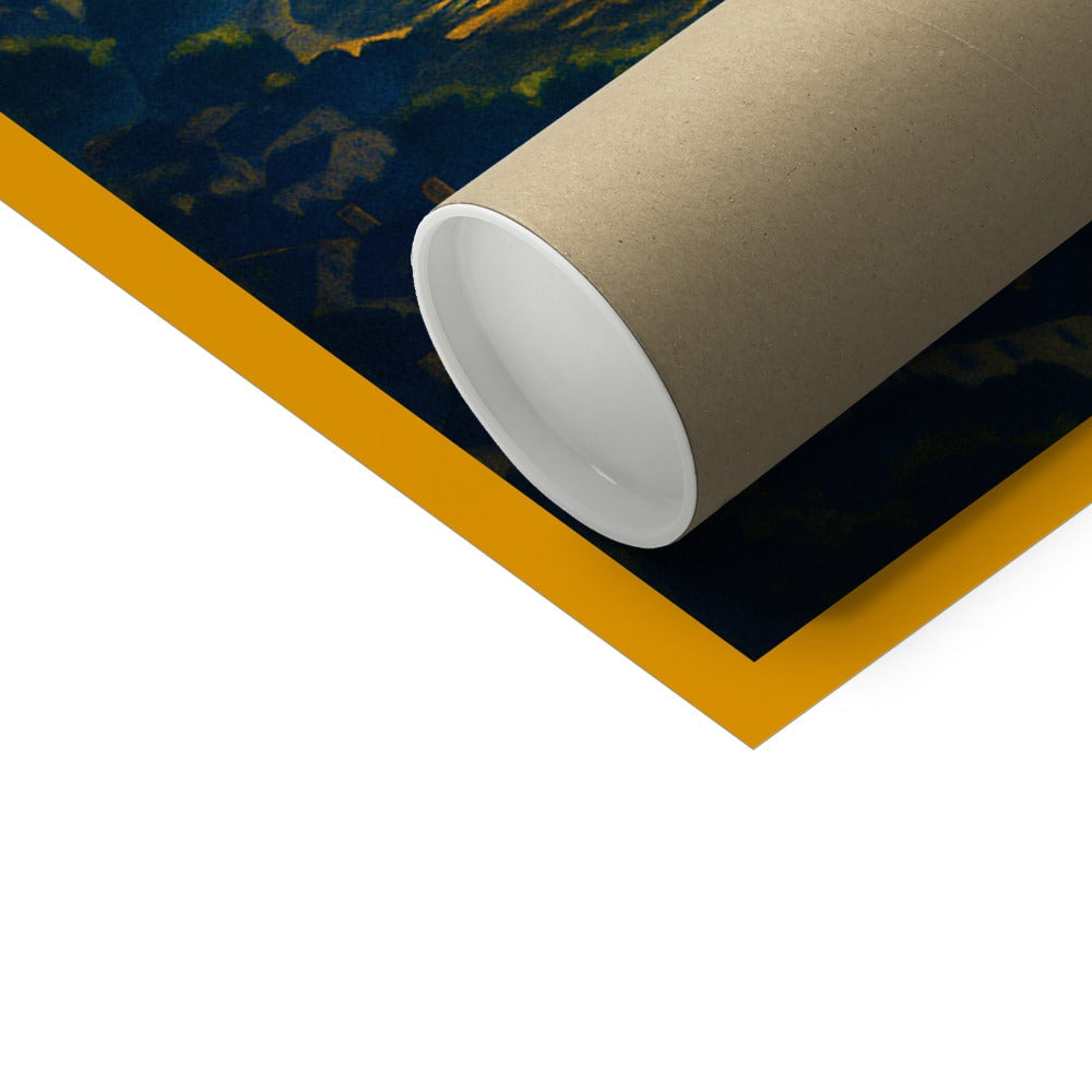 Lyle Hill Spotlight on Gourock fine art print in brown cardboard tube