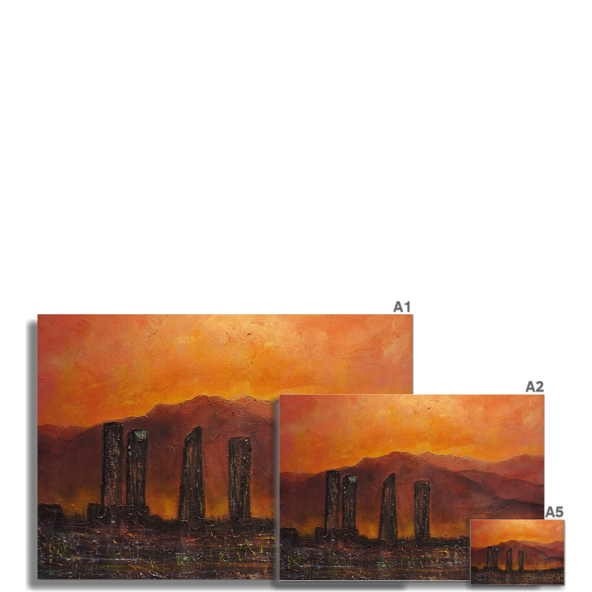 Madrid Dusk Painting | Signed Art Prints From Scotland | By Scottish Artist Hunter