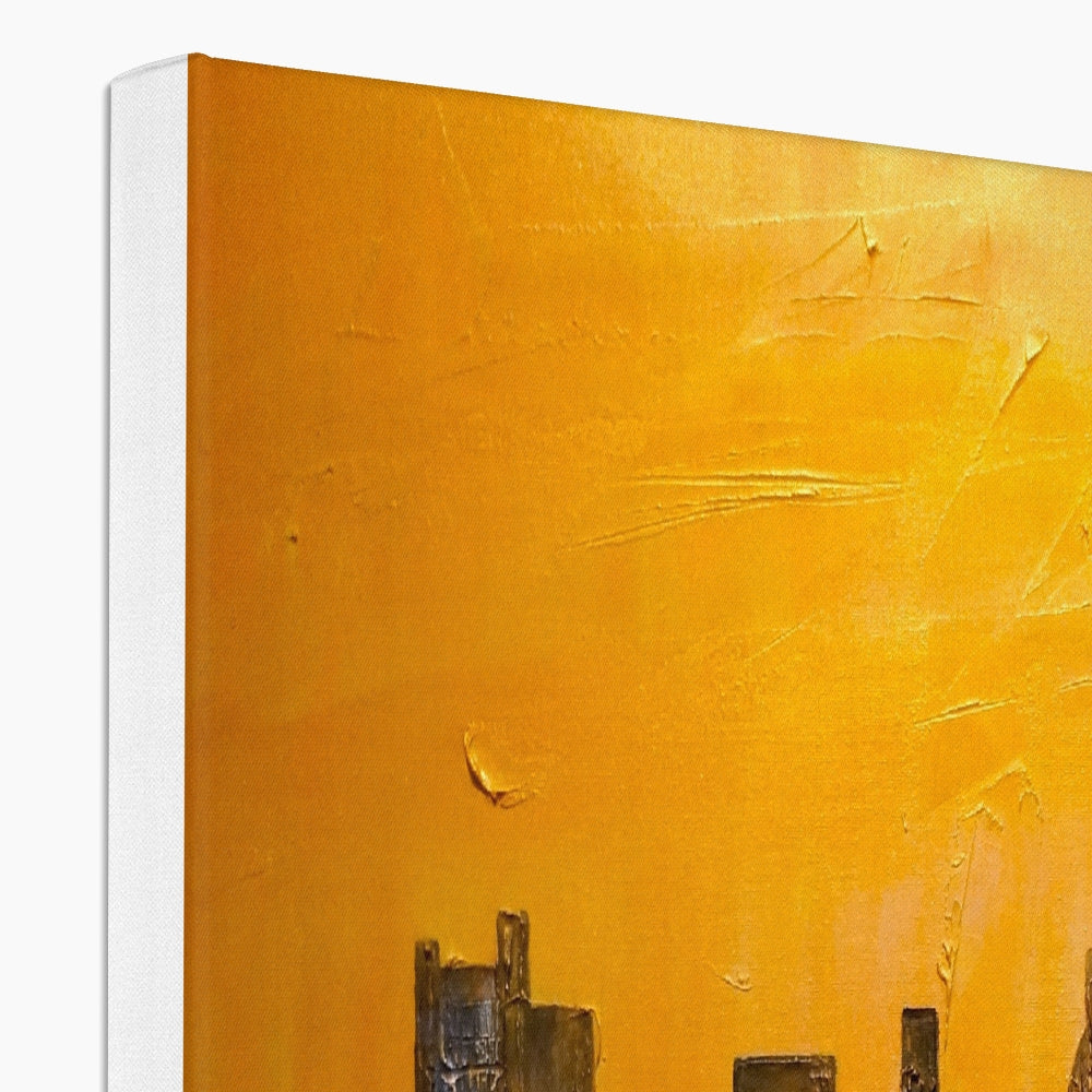 Manhattan Heat Painting | Canvas From Scotland-Contemporary Stretched Canvas Prints-World Art Gallery-Paintings, Prints, Homeware, Art Gifts From Scotland By Scottish Artist Kevin Hunter