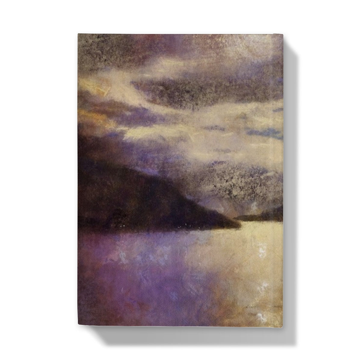 Purple gold abstract textured journal cover art Moonlight Meets Lewis & Harris