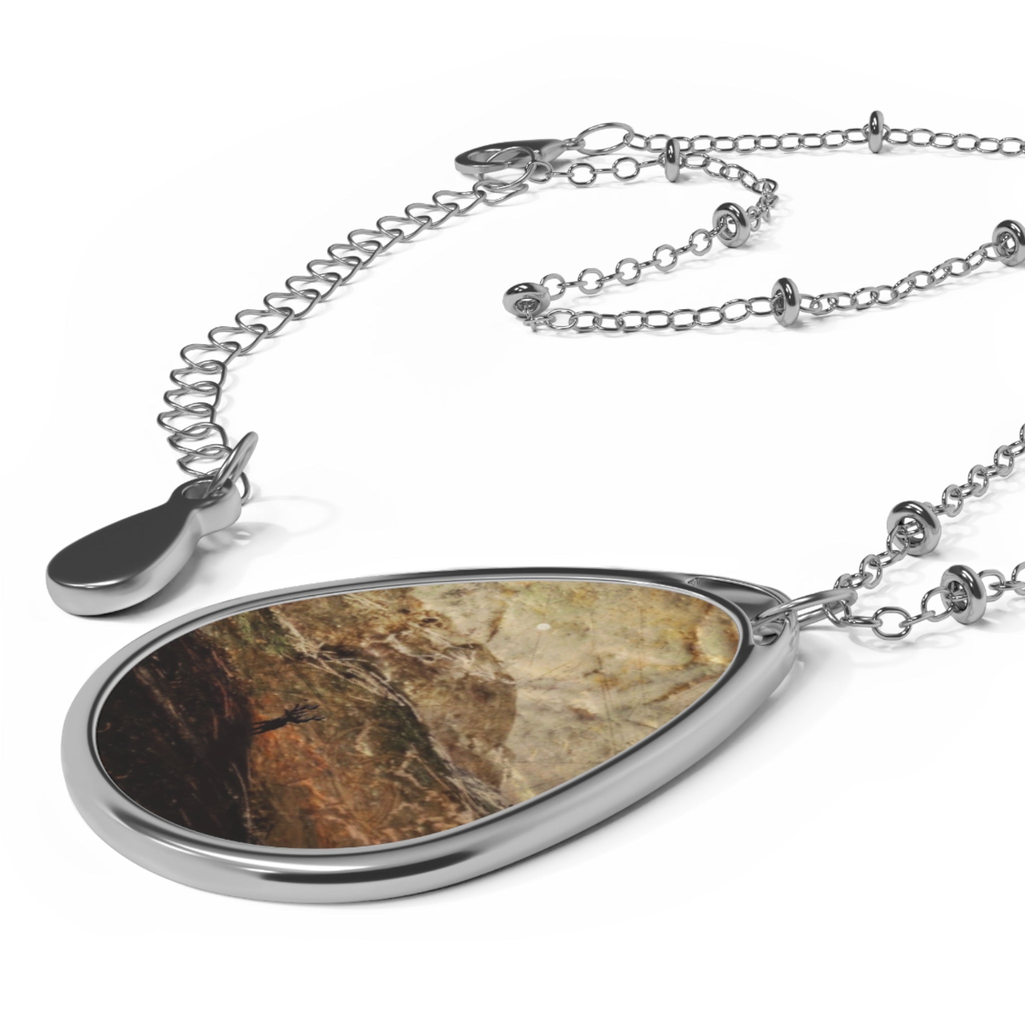 A Moonlit Mountain Stag | Scottish Art Jewellery | Necklace - Lochs & Mountains Gallery Scotland - Free Shipping Worldwide