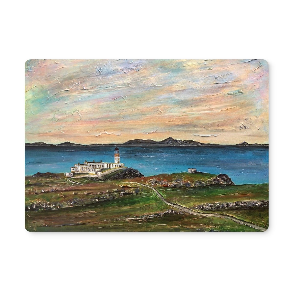 Neist Point Skye Art Gifts Placemat-Placemats-Skye Art Gallery-Single Placemat-Paintings, Prints, Homeware, Art Gifts From Scotland By Scottish Artist Kevin Hunter