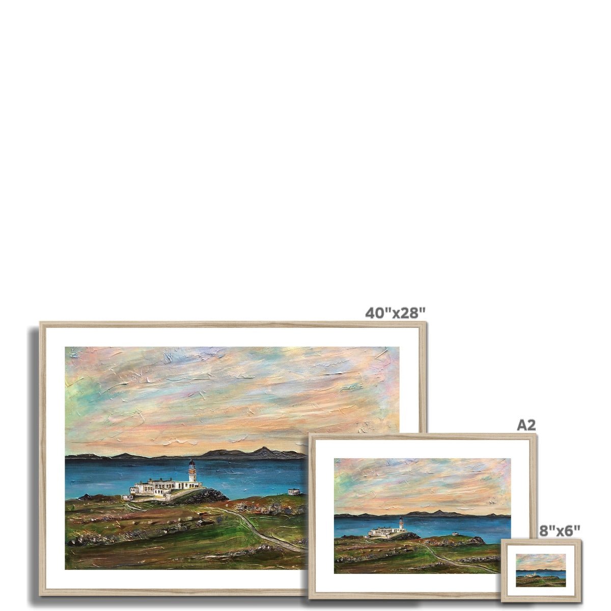 Neist Point Skye Painting | Framed & Mounted Prints From Scotland