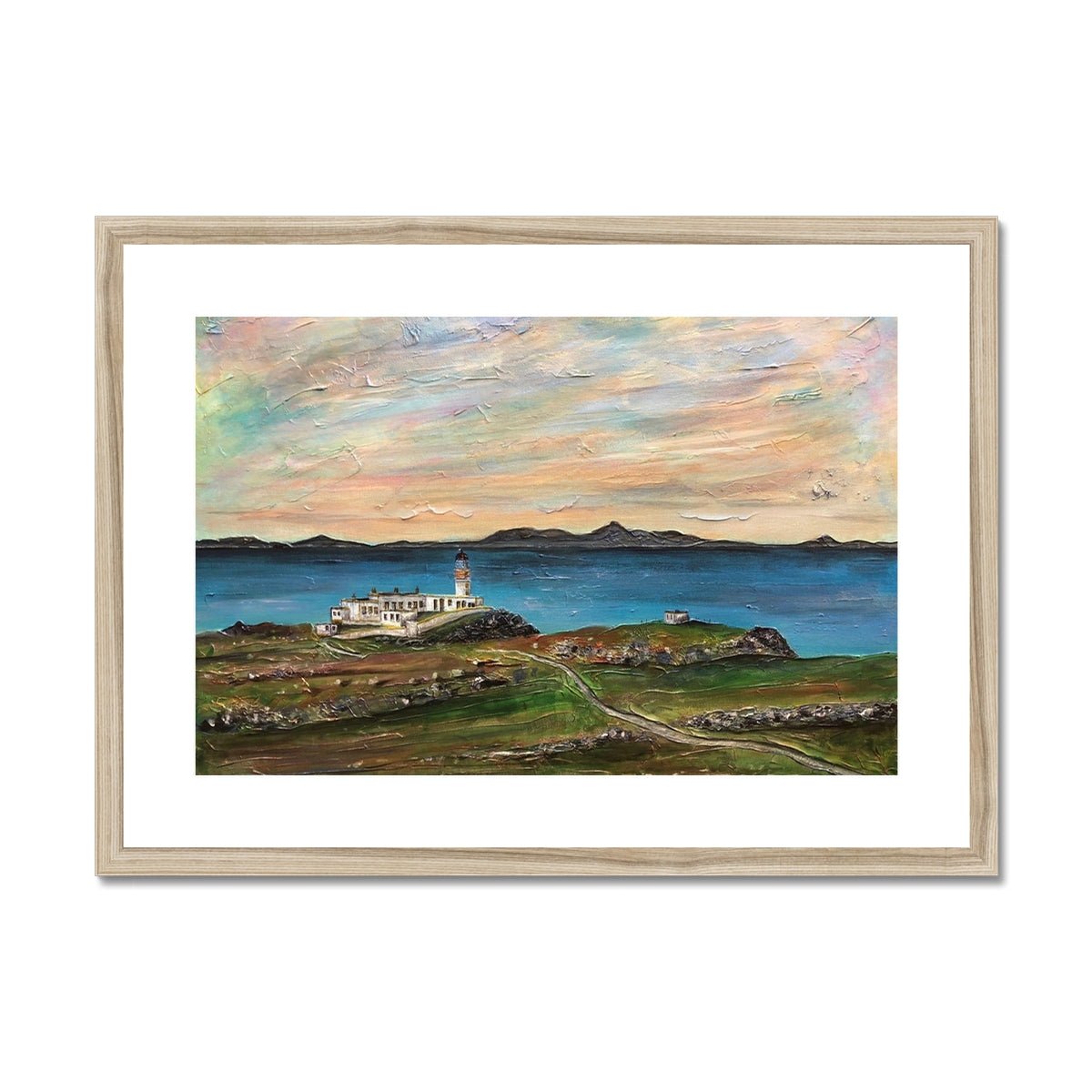 Neist Point Skye Painting | Framed & Mounted Prints From Scotland