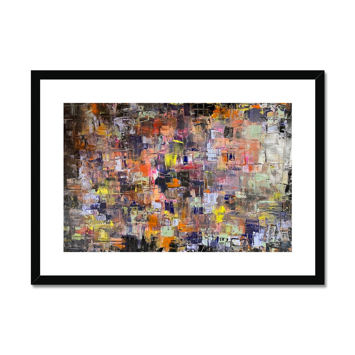 Never Enough Abstract Painting | Framed & Mounted Prints From Scotland