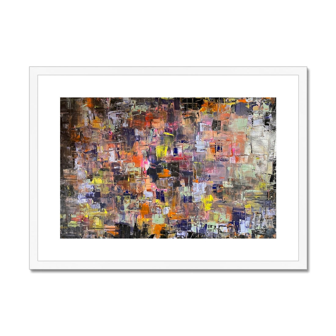 Never Enough Abstract Painting | Framed &amp; Mounted Prints From Scotland