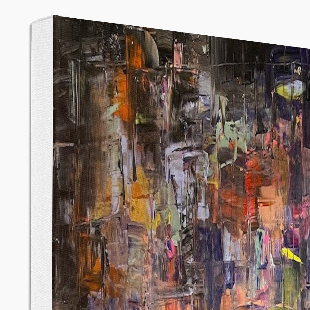 Never Enough Abstract Painting | Canvas From Scotland-Contemporary Stretched Canvas Prints-Abstract & Impressionistic Art Gallery-Paintings, Prints, Homeware, Art Gifts From Scotland By Scottish Artist Kevin Hunter