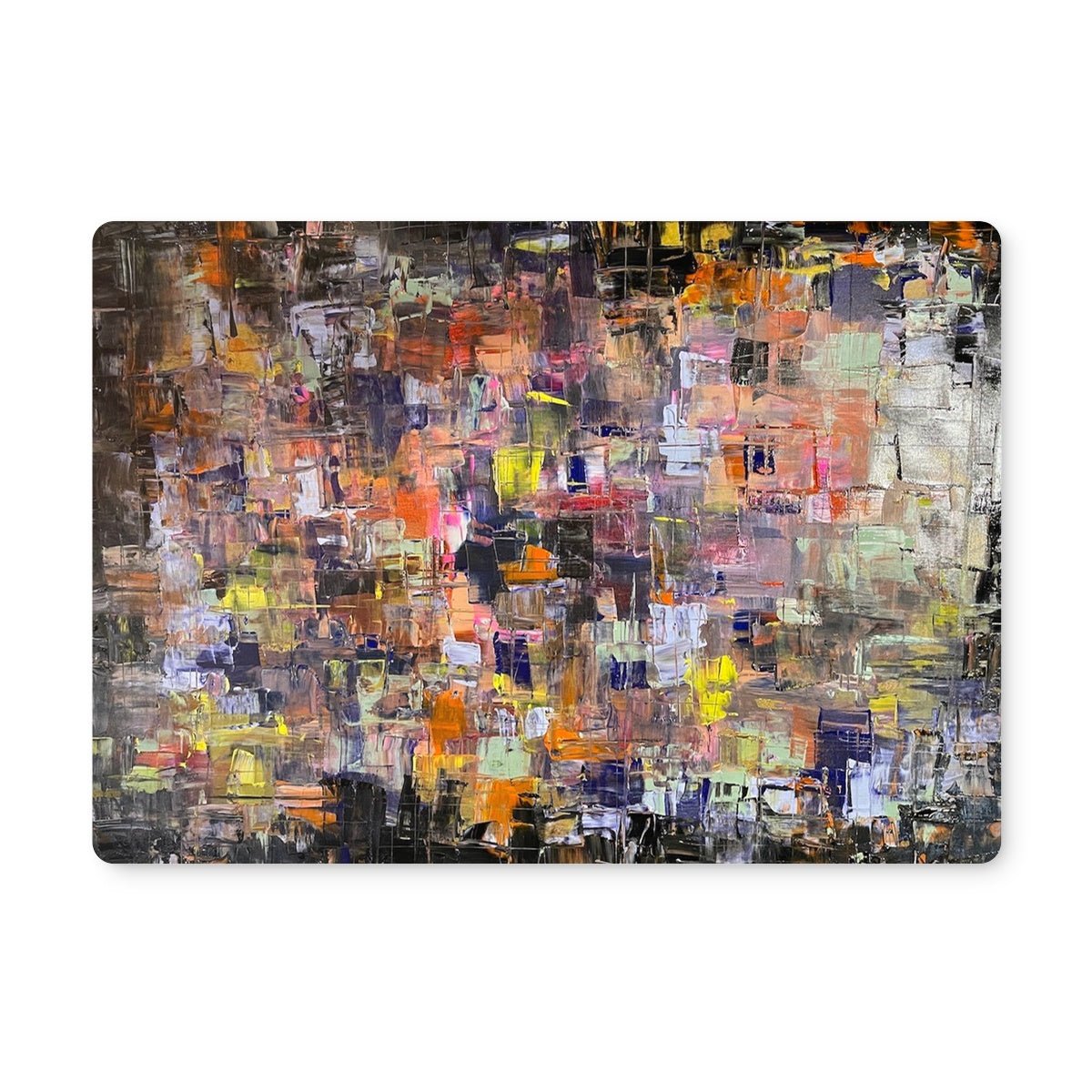 Never Enough Art Gifts Placemat-Placemats-Abstract & Impressionistic Art Gallery-Single Placemat-Paintings, Prints, Homeware, Art Gifts From Scotland By Scottish Artist Kevin Hunter