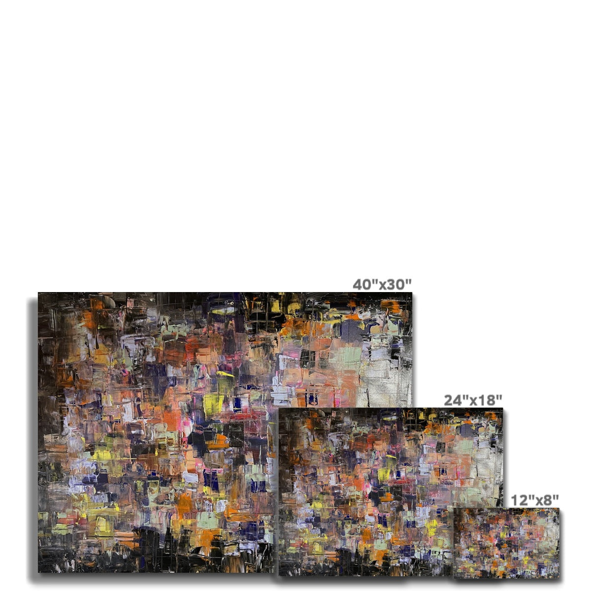 Never Enough Canvas Prints - Abstract & Impressionistic Art Gallery Scotland - Free Shipping Worldwide