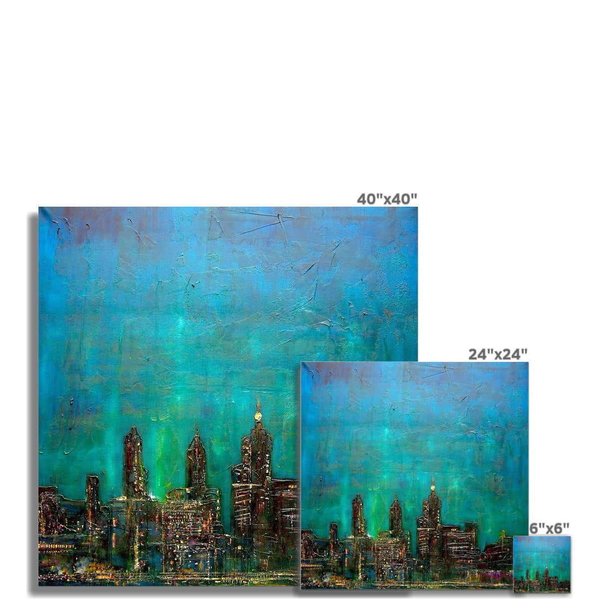 New York Nights Painting | Signed Art Prints From Scotland | By Scottish Artist Hunter