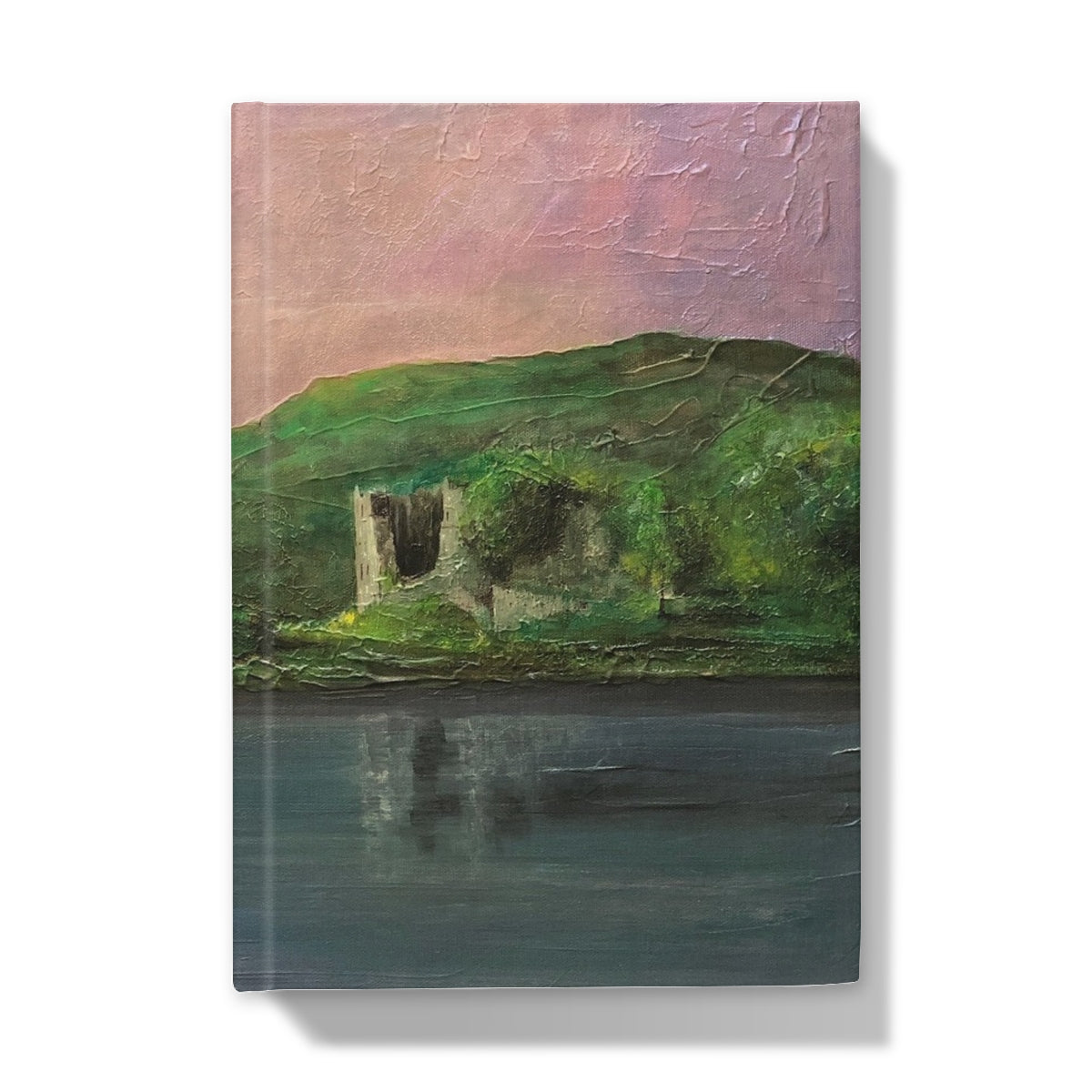 Old Castle Lachlan Art Gifts Hardback Journal-Journals & Notebooks-Prodigi-A4-Plain-Paintings, Prints, Homeware, Art Gifts From Scotland By Scottish Artist Kevin Hunter