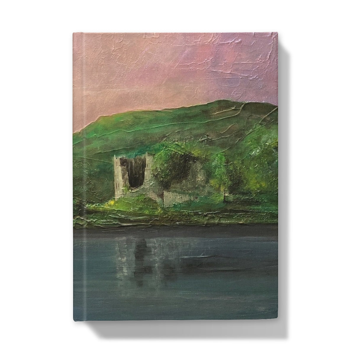 Old Castle Lachlan Art Gifts Hardback Journal-Journals & Notebooks-Prodigi-5"x7"-Plain-Paintings, Prints, Homeware, Art Gifts From Scotland By Scottish Artist Kevin Hunter