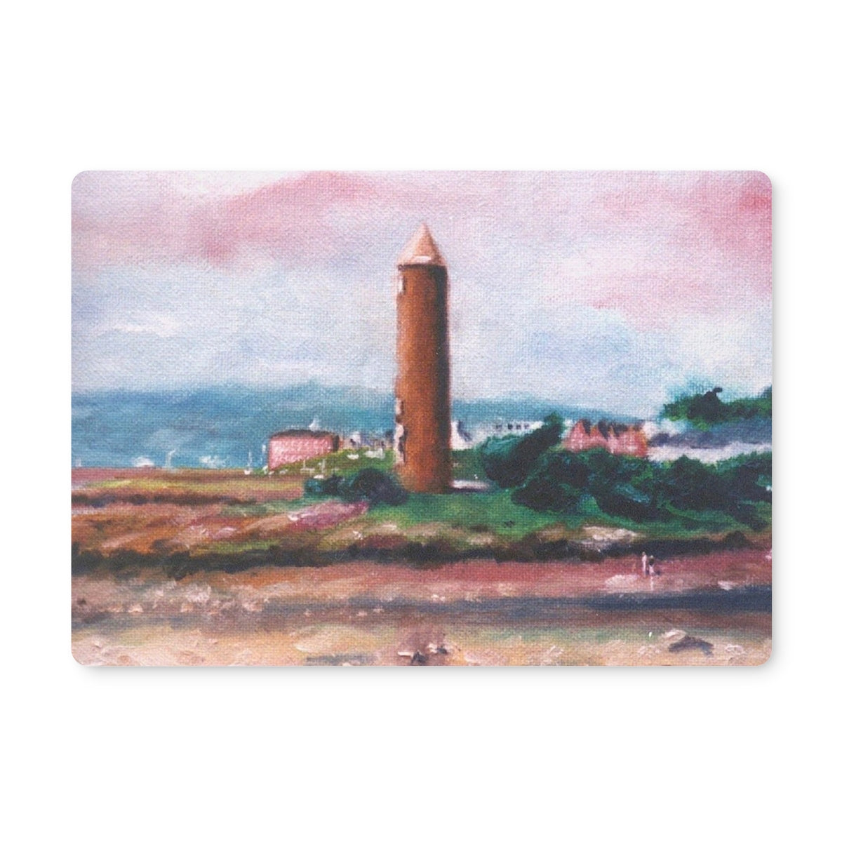 Pencil Point Largs Art Gifts Placemat-Placemats-River Clyde Art Gallery-2 Placemats-Paintings, Prints, Homeware, Art Gifts From Scotland By Scottish Artist Kevin Hunter