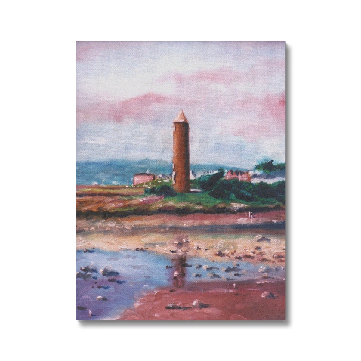 Brown Pencil Point Largs Lighthouse Canvas Art Print