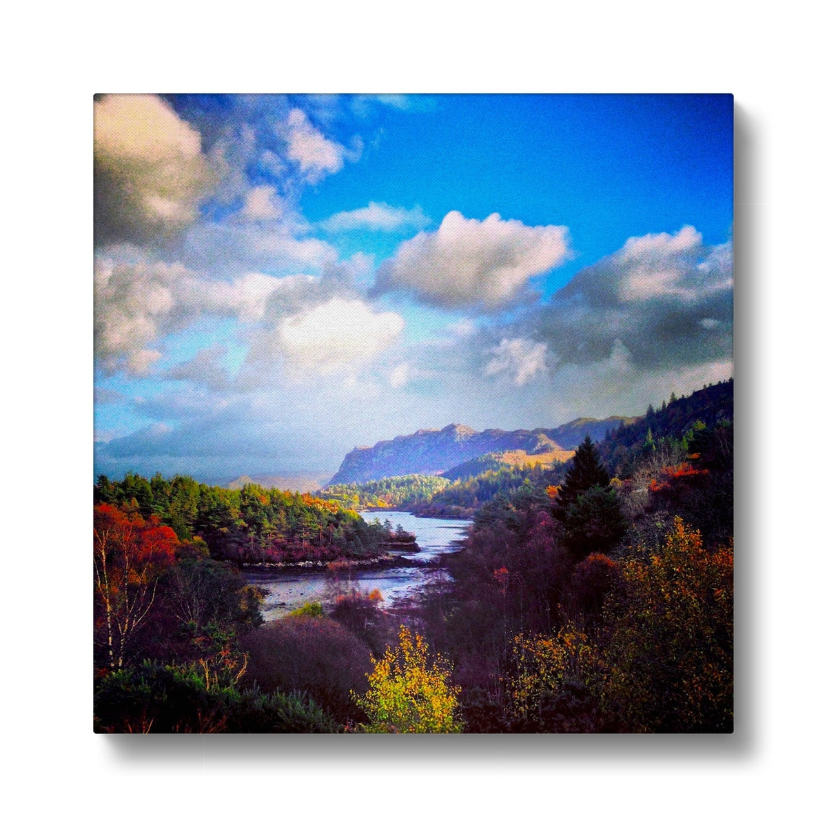 Plockton Art Eco Canvas from my Scottish Highlands & Lowlands Art Gallery Art Gallery Collection