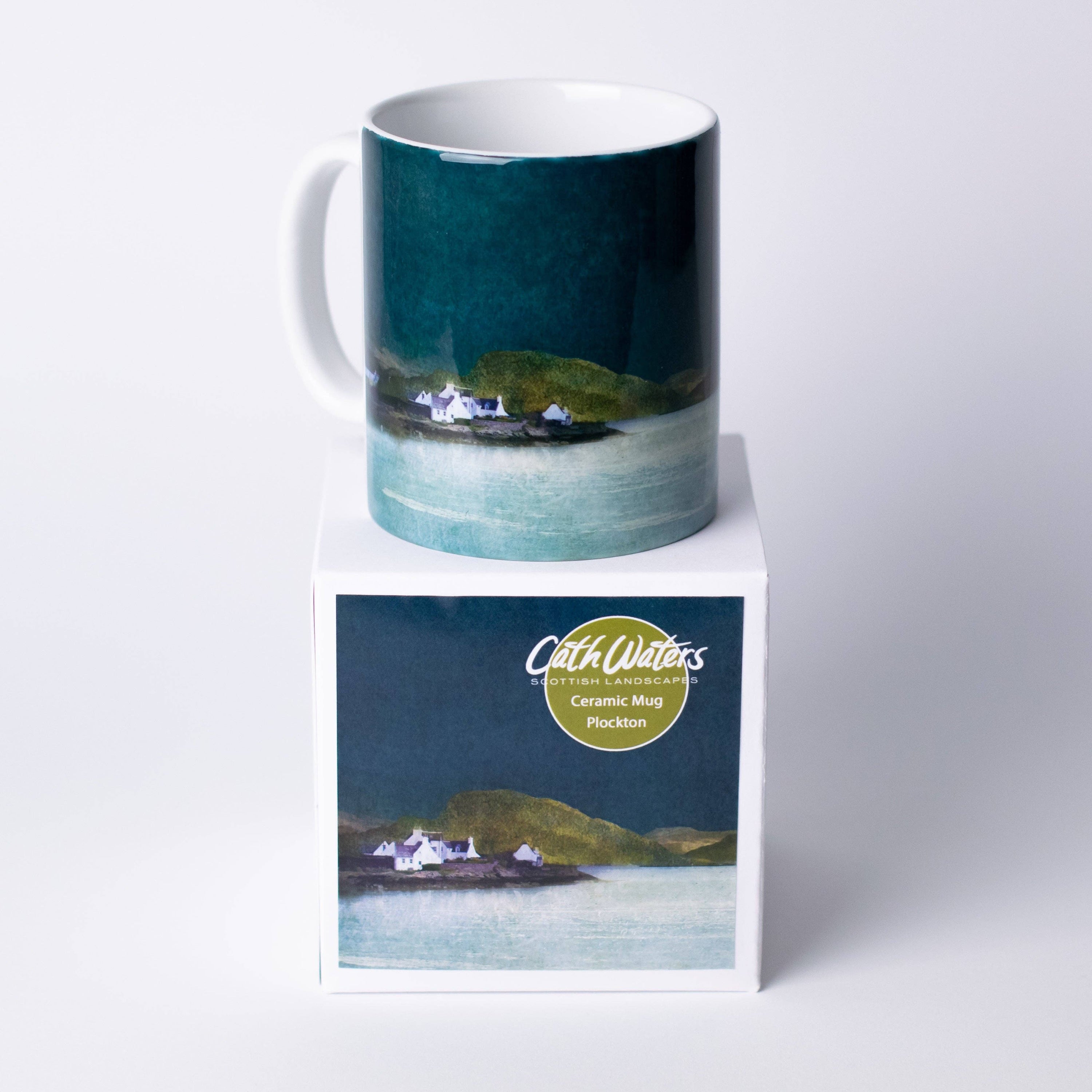Plockton Mug - Cath Waters Scottish Landscapes Scotland - Free Shipping Worldwide