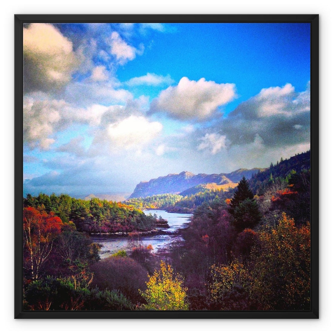 Plockton Scottish Highlands Painting | Framed Canvas | Paintings from Scotland by Scottish Artist Hunter