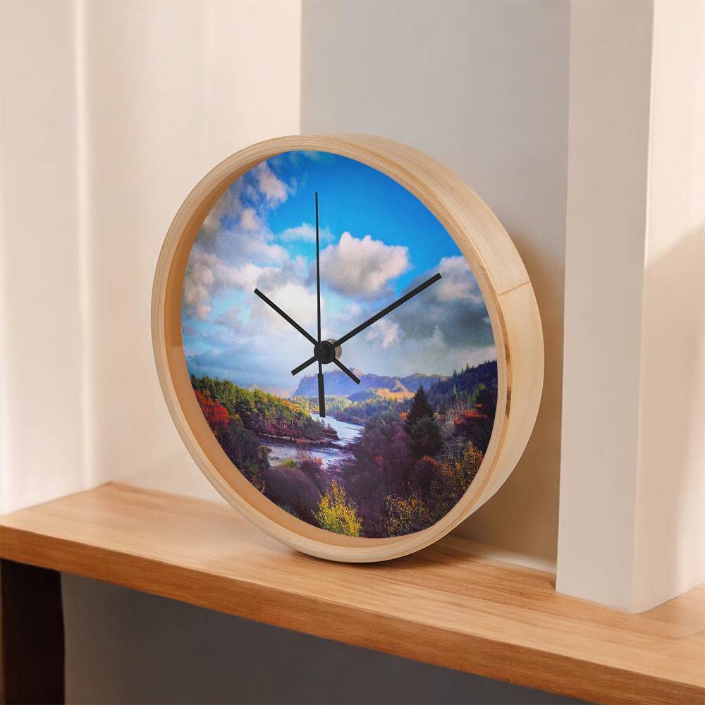 Plockton | Wall Art Clock | Scotland