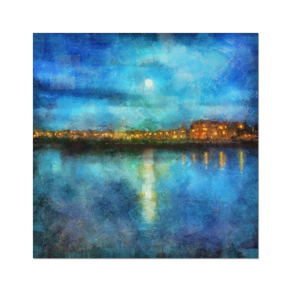 Portobello Moonlight Edinburgh Painting | Signed Art Prints From Scotland | By Scottish Artist Hunter