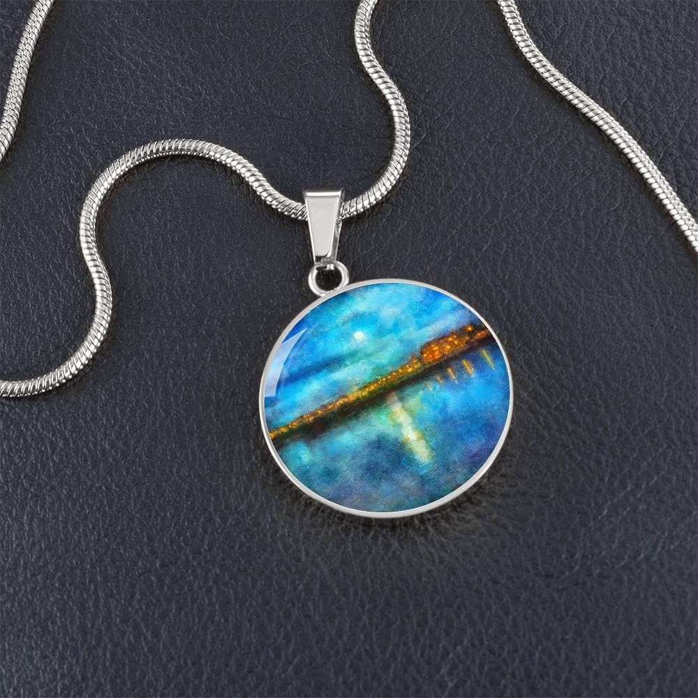 Portobello Moonlight | Scottish Art Jewellery | Luxury Necklace