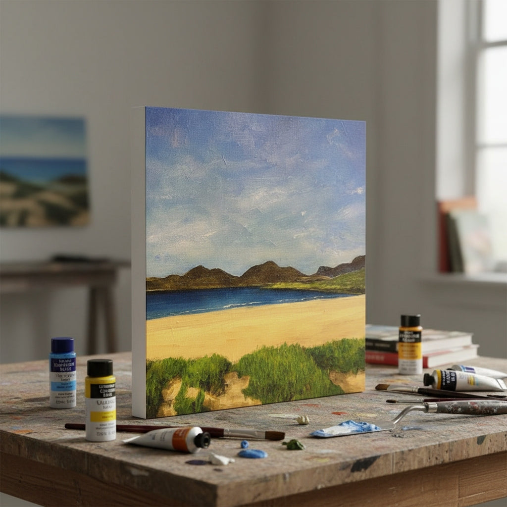 Luskentyre Beach - Original Scottish Landscape Painting