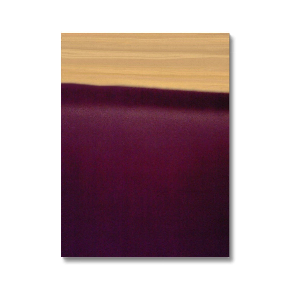 Abstract golden-yellow to burgundy gradient on Purple Sunset Canvas